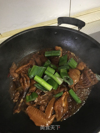 葱烧鸡的做法步骤：7
