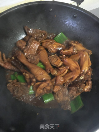 葱烧鸡的做法步骤：8