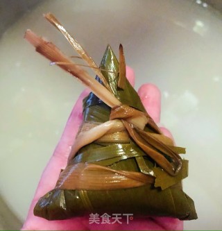 #蒸菜#红豆糯米粽的做法步骤：8