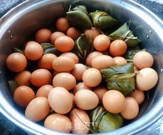 #蒸菜#红豆糯米粽的做法步骤：9