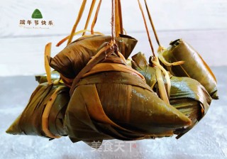 #蒸菜#红豆糯米粽的做法步骤：14