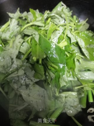 虾皮炒空心菜的做法步骤：5