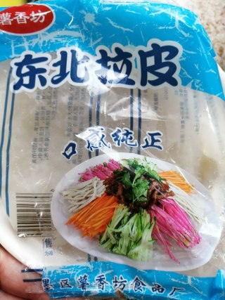 炒粉皮的做法步骤：1