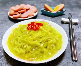 蒜蓉炒莴笋的做法步骤：14