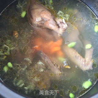 石斛毛豆鸽子汤的做法步骤：13
