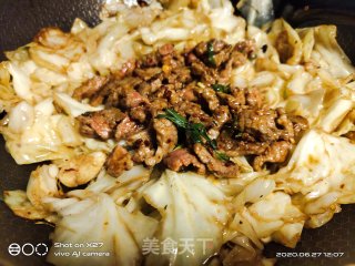 牛肉炒包包菜的做法步骤：6