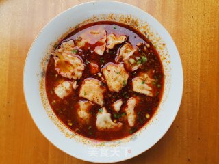 豆角鸡蛋火腿肠酸汤水饺的做法步骤：11