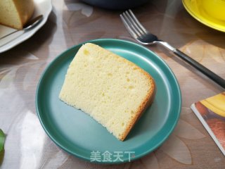 电饭煲版原味海绵蛋糕的做法步骤：15