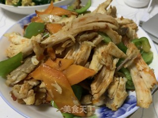 爆炒鸡胸肉的做法步骤：6