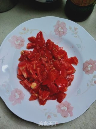 茄子番茄打卤面的做法步骤：2