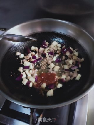 茄子番茄打卤面的做法步骤：10
