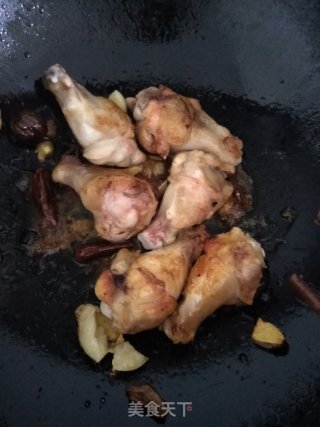 红烧鸡腿的做法步骤：6