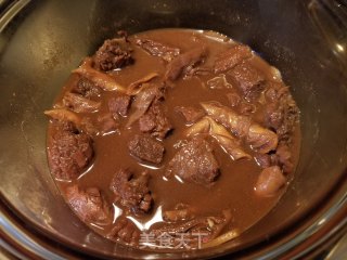 胡萝卜烧牛腩牛筋的做法步骤：17
