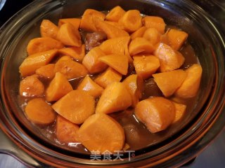 胡萝卜烧牛腩牛筋的做法步骤：19