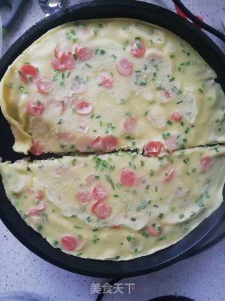 蔬菜火腿饼的做法步骤：5