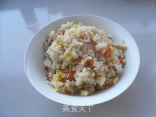 腊肉蛋炒饭的做法步骤：11