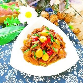鹌鹑蛋烧鸡的做法步骤：16