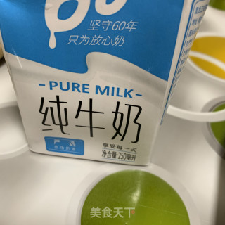 牛奶蜜豆糕的做法步骤：2