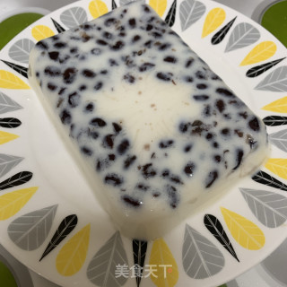 牛奶蜜豆糕的做法步骤：9