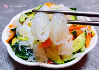 魔芋凉拌黄瓜胡萝卜的做法步骤：12