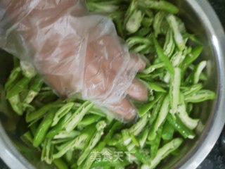 醋尖椒的做法步骤：3