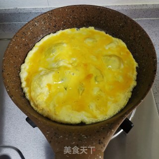 秋葵炒鸡蛋的做法步骤：4