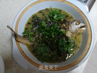雪菜大汤黄鱼的做法步骤：10