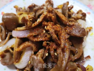 爆炒鸡胗的做法步骤：7