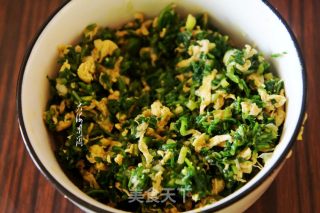 荠菜馅馅饼的做法步骤：5