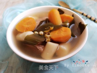 胡萝卜山药海带汤的做法步骤：10