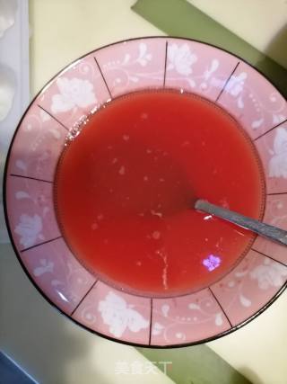 西瓜牛奶布丁的做法步骤：4