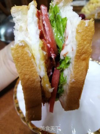 香肠三明治的做法步骤：9
