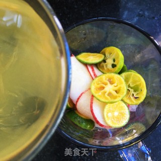 桃子青柠蜂蜜水的做法步骤：8