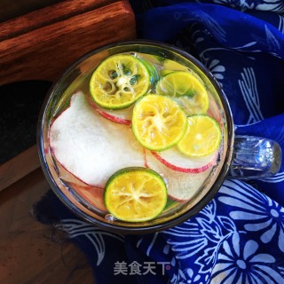 桃子青柠蜂蜜水的做法步骤：9
