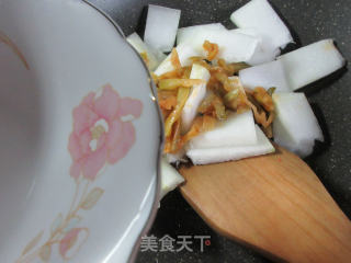 榨菜丝鸡蛋冬瓜汤的做法步骤：4