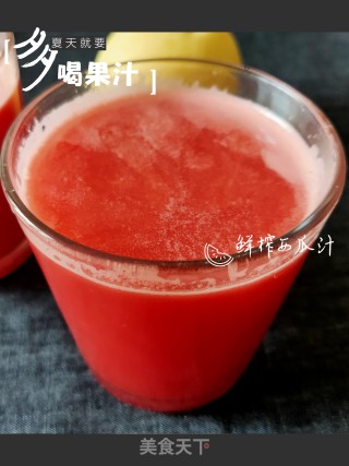 天然西瓜汁的做法步骤：9