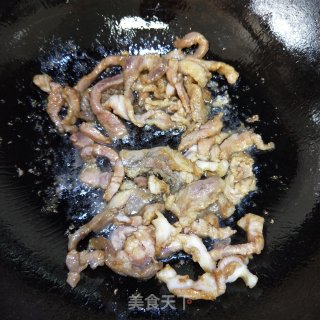 四季豆炒肉丝的做法步骤：5