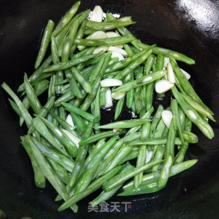 四季豆炒肉丝的做法步骤：7