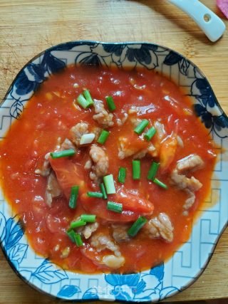 嫩滑牛肉烧番茄的做法步骤：10