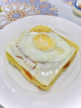 煎饼三明治的做法步骤：13