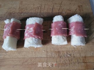 吐司培根卷的做法步骤：6