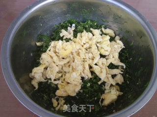 鸡蛋茴香馅菜团子的做法步骤：6