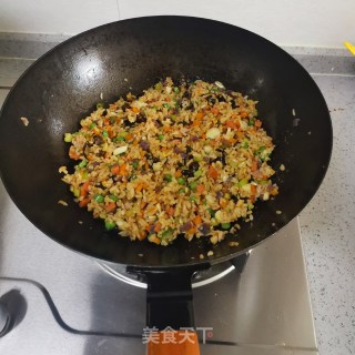 多彩炒米饭的做法步骤：9