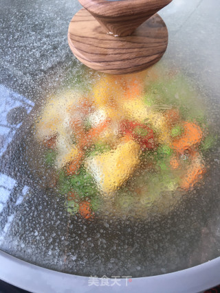 毛豆炒鸡蛋的做法步骤：11
