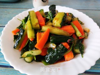 拌黄瓜咸菜的做法步骤：9