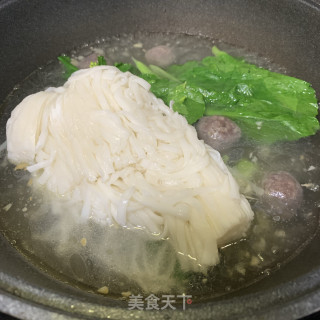 潮州牛肉丸粉条汤的做法步骤：8