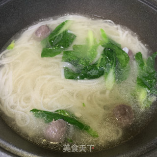 潮州牛肉丸粉条汤的做法步骤：9
