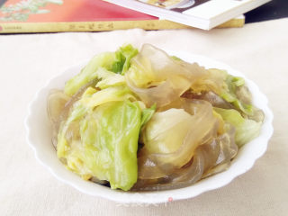 包菜烧粉条的做法步骤：9