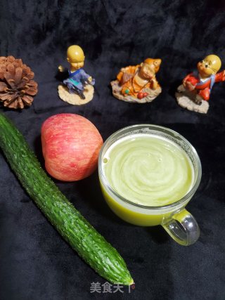 青瓜苹果桃汁的做法步骤：7