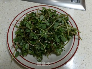 拌马齿苋的做法步骤：1